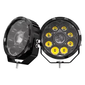 GW702 7 Inch LED Baja Light Work Light 60W Super Bright Round Laser IP68 LED Driving Light