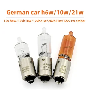 German made Cars HW6/10W/21W Automotive Bulbs 12V/24V H21W/12V H6W/12V 21W Amber