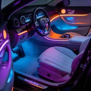 Glint OEM ODM Car RGB LED Plastic Atmosphere Light Bar Strips Ambient Symphony Remote Control Car Interior Decoration Lights