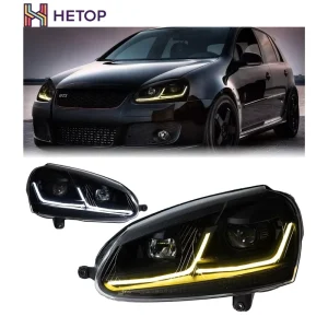 Golf 5 Headlights DRL LED Upgrade Turn Signal Head Lamp Modified Assembly Signal Auto Accessories for VW