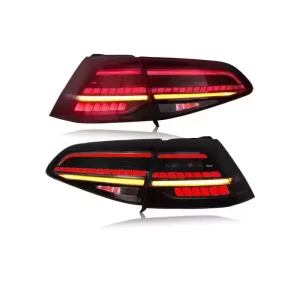 Golf 7 Tail Light Assembly High 7 Modified 7.5rline Running Water Turn Signal LED Rear Lamp Clear Lens Remanufactured