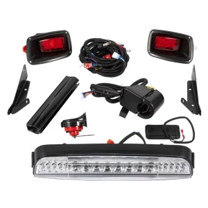 Golf Cart Lighting System Golf Cart Headlight Electric LED Deluxe Light Kit for EZ GO TXT MEDALIST 96+