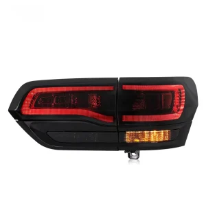 Grand Cherokee Tail Light Assembly Modification Smoked LED Tail Lights Driving Lights Turn signal Warning Lights