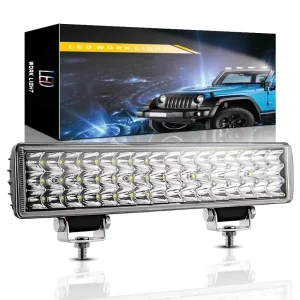 H-12C-48 12 Inch 48LED DC9V-30V 144W LED Light Bar Automotive Work Light Car Truck SUV Boat Off-Road Retrofit Upgrade
