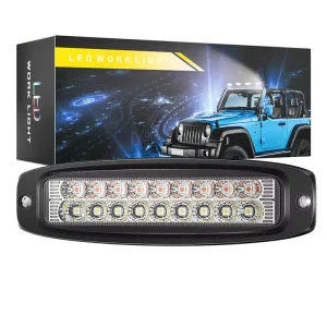 H-1Q-SS-18 12-24V 18LED 54W CE Certified Thin White+Yellow Off-Road Replacement LED Tail Lights