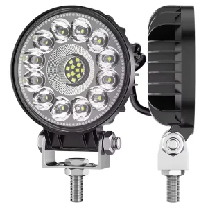 H-37Y-27 4 Inch LED Fog Lamps Light Pods Combo Off Road Driving 9-30V 2-Year Warranty Universal Fitment for Trucks ATVs