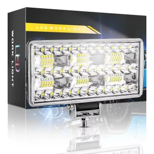 H-DSY-3-9C-66 9 Inch 66smd Rectangular LED Auxiliary Headlamps High Low Beam Work Lamp CE Certified 9-60V 48W