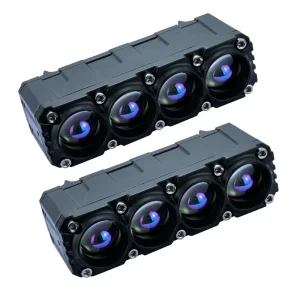 H/L Beam 130W 33000Lm Zds4 Triple Colors External Led Auxiliary Fog Lights Headlight for 4X4 Truck Jeep Bumper 12V 24V