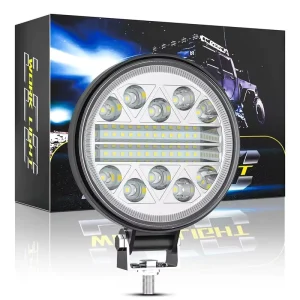 H-Y-34-25MM 4-Inch 102W 34LED Work Light CE ROHS Certified Off-Road Spot Flood Truck Car Boat Tractor 4X4 Wrangler 9-80V