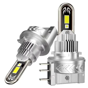 H15 Car LED Headlights High brightness Focused Miniature Plug in Lossless Decoding U shaped Copper Tube LED Car Lights