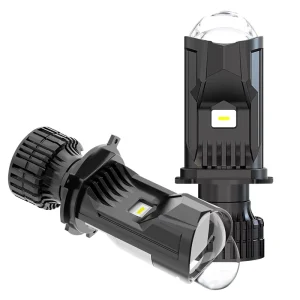 H4 LED Headlight Car Projectors Hi Lo Beam Mini Led Lens Car Styling Led Headlight Bulbs