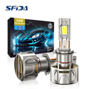 H4 LED Headlight KA5 100W 6000K High Brightness Car Bulbs Replacement with Custom Packaging Box