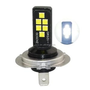 H7 3030 12SMD 12LED LED Fog Lamp Bulb Car Motorcycle Lighting System Auto LED Fog Lights for Car and Motorcycle