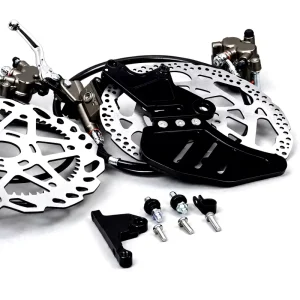 HAWK31 MAX Foot Brake Conversion Kit CNC Billet Aluminum Hydraulic Fit Light Bee X Ultra Bee MX4 XXX Gold Black