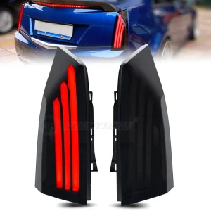 HCMOTIONZ LED Rear Lamps Assembly ATS-L DRL New Condition Start up Animation Tail Lights for Cadillac ATS