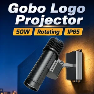 HD 50W Exterior Outdoor Waterproof IP65 Rotary Gobo Logo Project Projection Profile Spot Projector