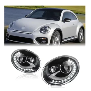 HETOP for Beetle Lens Upgrade Front Lamp Car Accessories Plug and Play DRL for VW