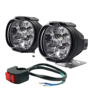 HL W5 Waterproof 6LED 16W Motorcycle Lighting System Headlight & Fog Light for Retrofit Upgrade