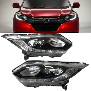 HR V HRV Vezel LED Headlight Upgrade to New Style DRL Modified Front Light Head Lamp Turn Signal for Honda