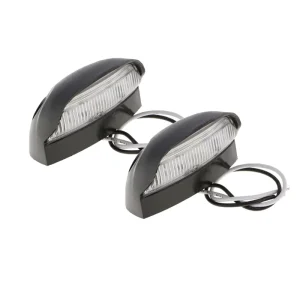 HST 20703 12V 24V 4 LED Universal License Plate Lights for Car Trailer Truck UTE ATE SUV Van Caravan Lorry