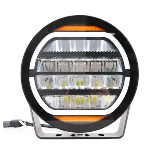 Halogen Bulbs 7” 9″ Inch 100W 200W Led Fog Lights Spotlight Led Driving Light Auxiliary Lights For Cars Truck Marine Boat