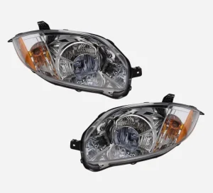 Halogen Headlight Assembly Left and Right Set for Mitsubishi Eclipse