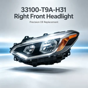 Halogen Headlight Assembly OEM 33100 T9A H31 Replacement Head Lamp Auto Lighting System Car Body Parts