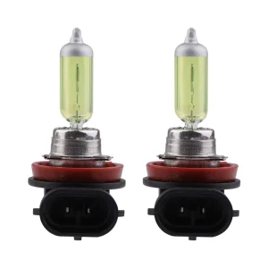 Halogen Xenon Headlight 55W 4500LM 12V Car Fog Light 9006 H7 H11 Golden Color 3000K HID Xenon Light