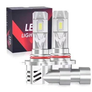 Hb3 9005 LED Headlight Bulb CSP3570 LED 360Degree 6000K Fan Cooling 9005 Xenon Car Bulbs Bright LED Headlights