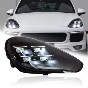 Head Lamp for Cayenne LED Headlight Projector Lens Dynamic Signal Head Lamp Front DRL Automotive Accessories