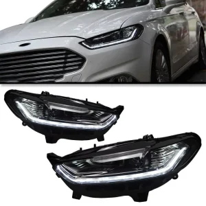 Head Lamp for Mondeo Fusion Headlight DRL Turn Signal High Beam Angel Eye Projector Lens 12V 6000 Lumens
