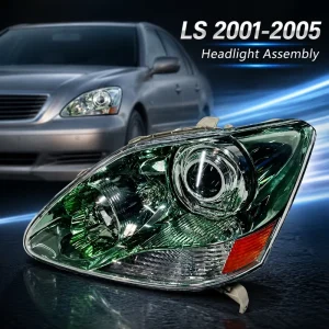 Headlamp Assembly for Lexus LS430 UCF30 HID Xenon Low Beam Halogen Bulb Head Light