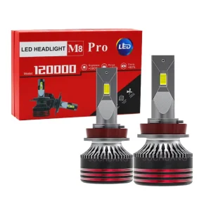Headlamp M8 Pro LED Headlight 120W H4 H7 H11 9005 9006 for Universal Cars