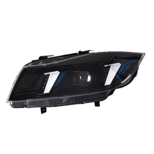 Headlight Assemblies E90 LED Conversion Kit Laser Lenses Fang style Daytime Running Lights Turn Signals 12V New