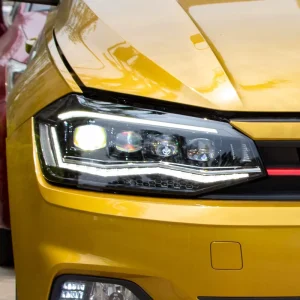 Headlight Assembly Modification LED Lens High Low Beam Flowing Turn Signal Model VK028-DDEED1LBL2 For Volkswagen POLO