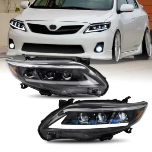 Headlight Assembly Sequential Turn Signal 6000k 12v Head Lamp LED Headlight for Toyota Corolla