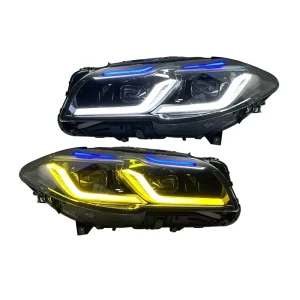 Headlight Assembly Upgrade for BMW 5 Series F10 and F18 Models G38 Thunder Headlights
