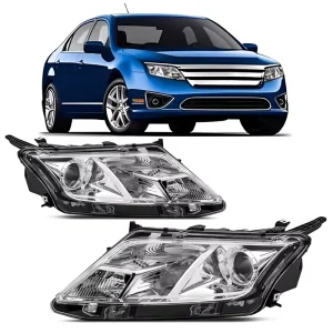 Headlight Assembly for Ford Mondeo Fusion Front Halogen Head Light Driving Lamps Headlamp 9E5Z13008B 9E5Z13008A