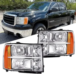 Headlight Assembly for GMC Sierra Factory LED Car Auto Parts