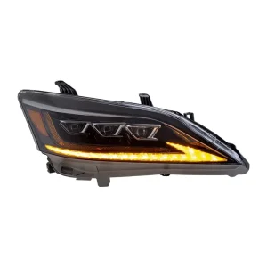 Headlight Assembly with LED Lens Daytime Running Lights for ES240/350 Modified Models for Lexus ES 06-12