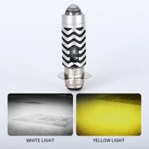 Headlight Bulb Fog Light Front Motorcycle Accessories Spare Lighting Systems Dual Color Mini Motorbike LED Display Screen