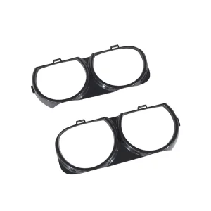 Headlight Light Bezel Trim Cover LH &RH for Dodge Challenger