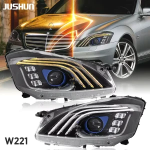 Headlight Projector Lens for Mercedes Benz W221 S Class S350 S400 S450 S500 LED Headlights