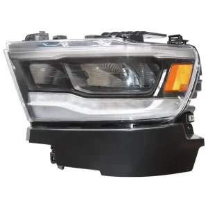 Headlights Assembly for Dodge Ram 1500 Black Headlight