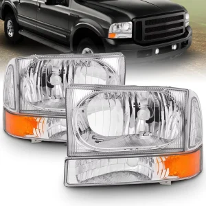 Headlights Compatible with Ford F 250 F 350 F 450 F 550 Auto Assembly Factory