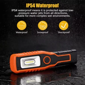 Heavy Duty LED Inspection Light Strong Magnet Base Dual Hooks Foldable Design for Workshop Use Car Inspection Lamp