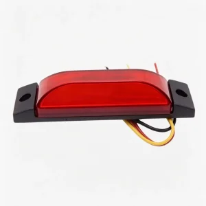 Heavy Duty Red LED Truck Tail Light 12V 24V Surface Mount Clearance Marker for Trailers Buses Durable Waterproof Exterior Lamp