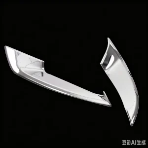 Hesheng Chrome Rear Fog Light Trim Cover Bezel for NX200 NX300 NX300h ABS Anti Scratch Pure Exterior Accessories