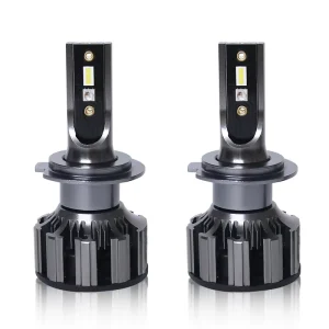 High Beam Low Beam H4 Lens LED Headlights Universal 12V Car Projector RGB 50W Colorful Aluminum IP67 Waterproof 8000 Lumens
