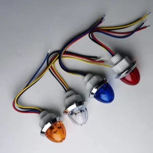 High Bright Glass Waterproof 12V 24V Universal LED Side Marker Clearance Lamp for Truck Side